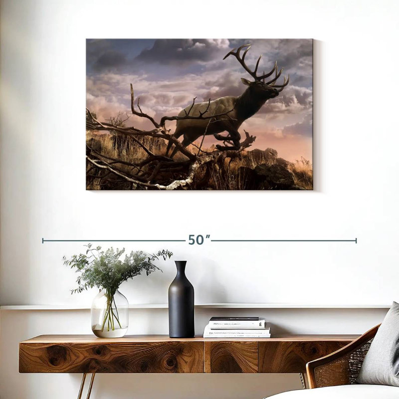Brampt Elk Adventure, 24" H x 36" W