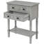 Buffet en bois de style Mid-Century avec une tablette ouverte pour le couloir et le salon.-99010702