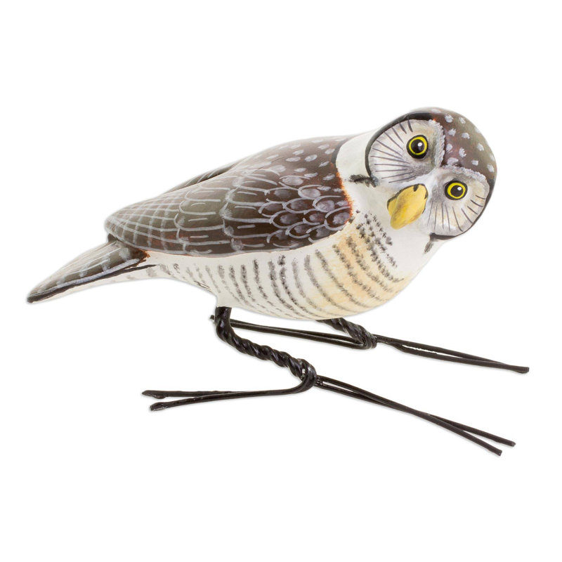 Figurine en céramique Sayle Hawk Owl