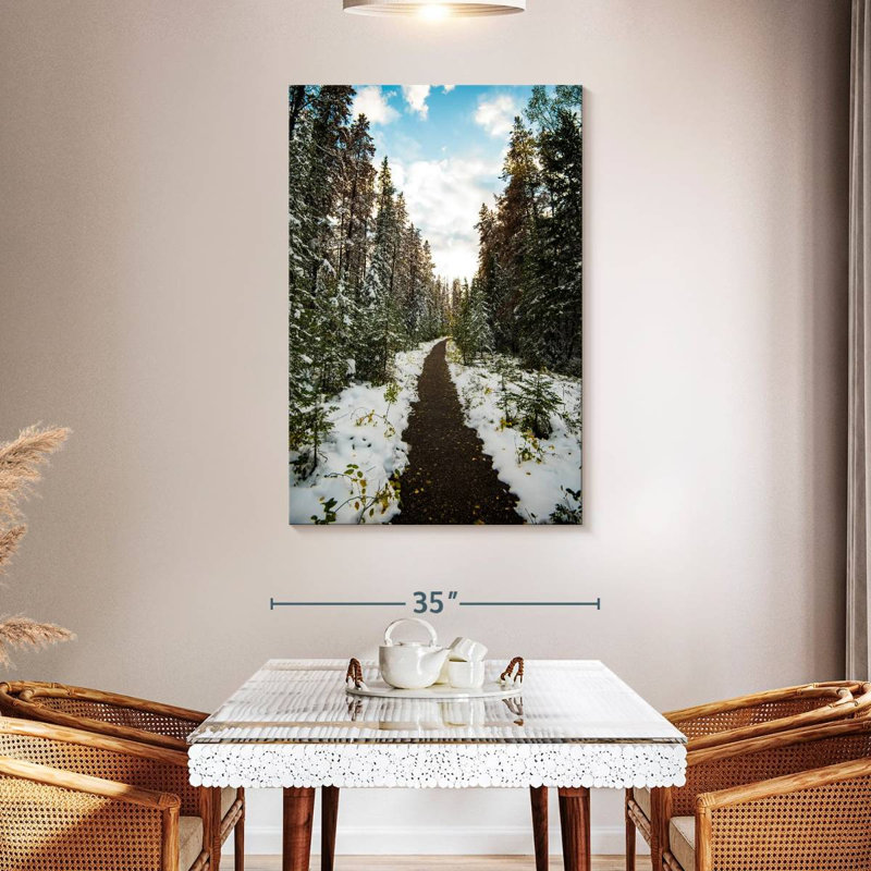 Passerelle Harnek à Frosty Forest, H 48 po x l 32 po