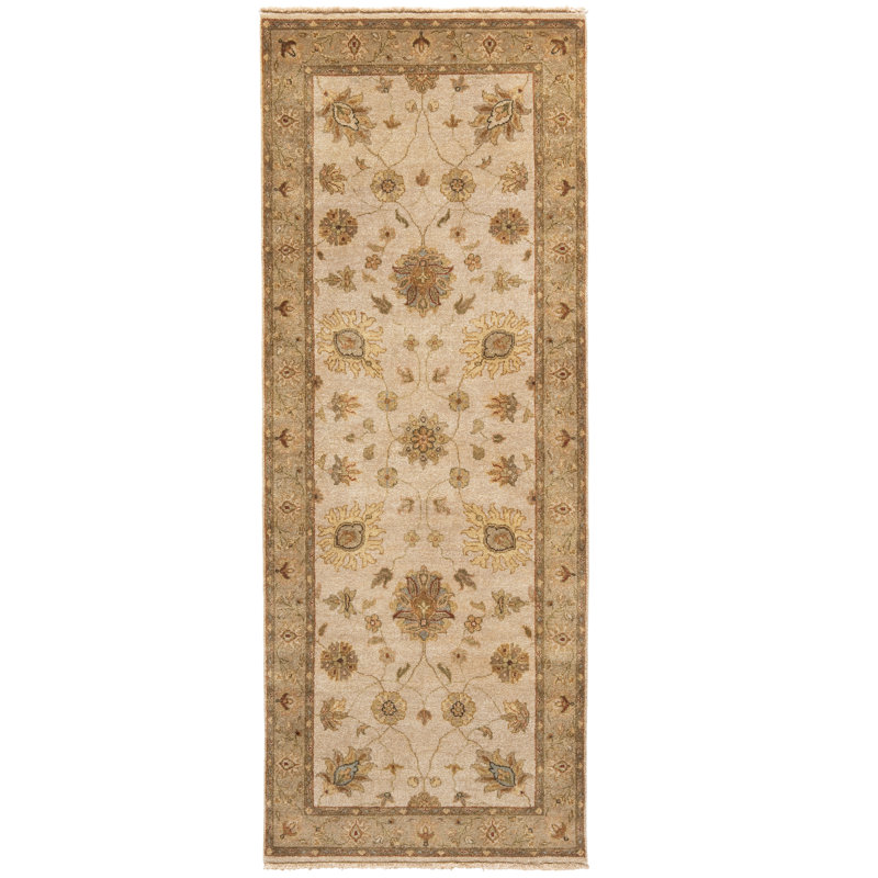Wool Oriental Area Rug, Runner 2'6" x 22'