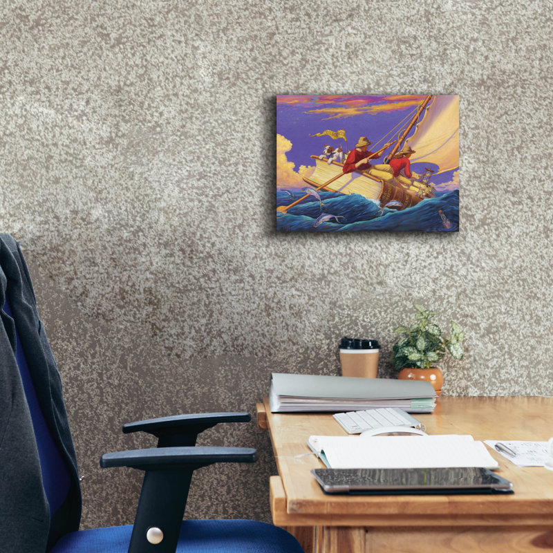 " Set Sail " by Christopher Nick, 12" H x 16" W x 0.75" D