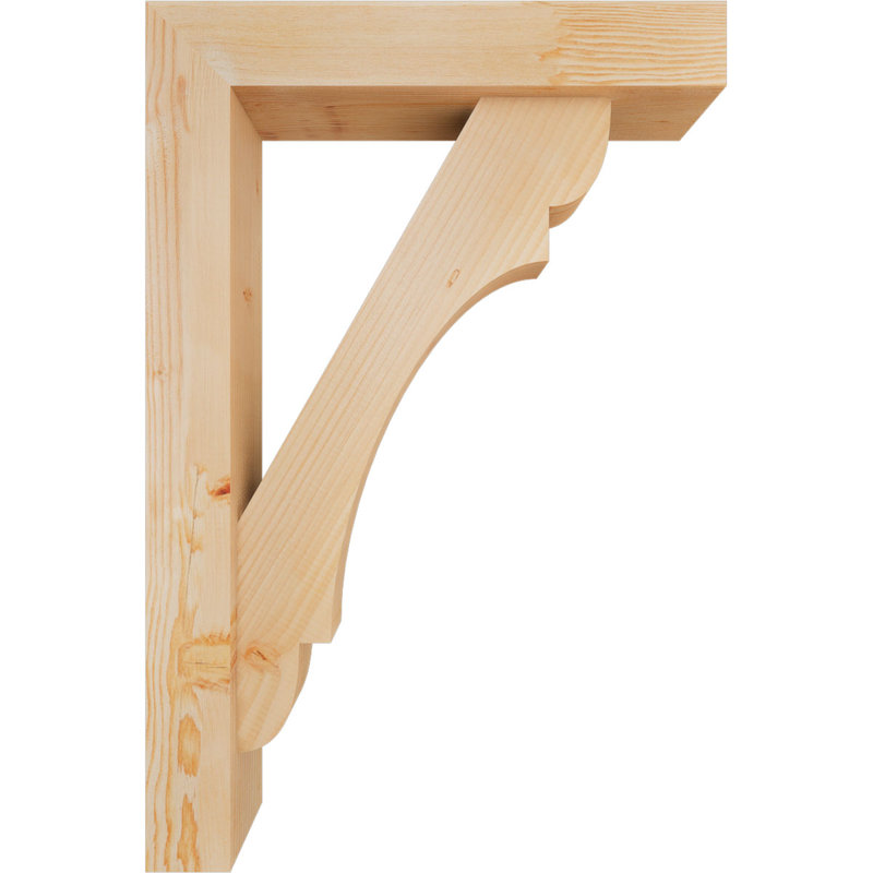 Support de bloc olympique avec entretoise décalée, 36 x 24, Sapin Douglas de l 5 1/2 po (lisse)