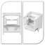 Base de meuble-lavabo simple 29,53 po seulement-96210151