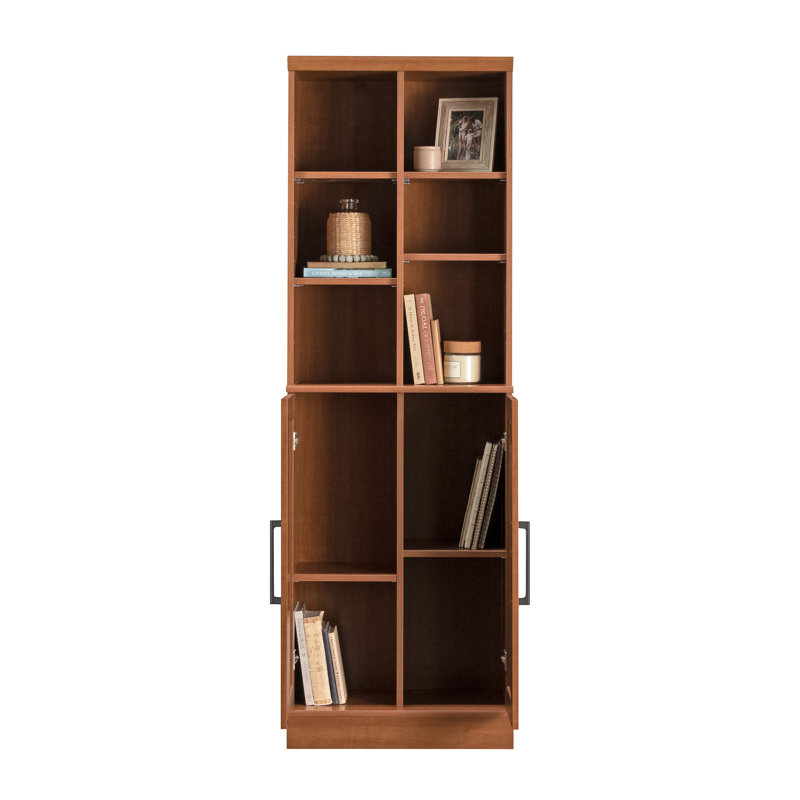 Armoire de rangement avec rangement polyvalent, finition brune, Marron foncé