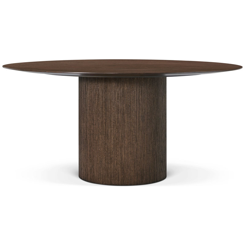 Vienna Dining Table, 30" H x 62.99" L x 62.99" W, Brown