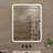 Rectangular Framed Dimmable Anti-Fog Led Wall Bathroom Vanity Mirror Lighted Mirror