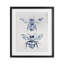 Toile à motif d'abeilles, reproduction encadrée sous verre, design avec lettres et doublure-384624525-384624531