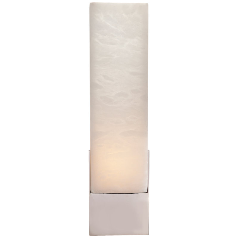 Kelly Wearstler Covet Tall Box Bath Sconce, Polished Nickel