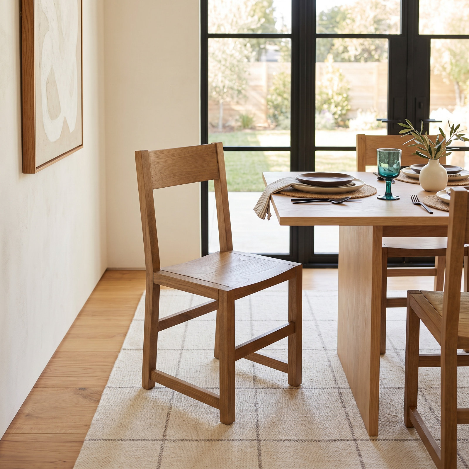 Modica Pine Dining Chair, Honey Brown