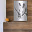 Bungalow Rose «RArtino Gray» par Alan MajcArtrowicz, art mural en métal-880266644