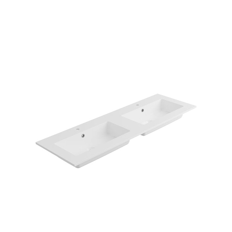 Meuble-lavabo double 55 po DAX Toscana, Mat