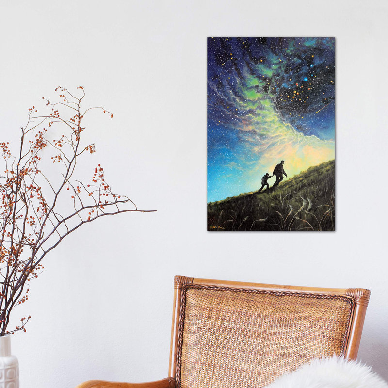 My Guiding Light - Painting on Canvas, Wrapped Canvas, 66.04 cm H x 45.72 cm W x 1.91 cm D
