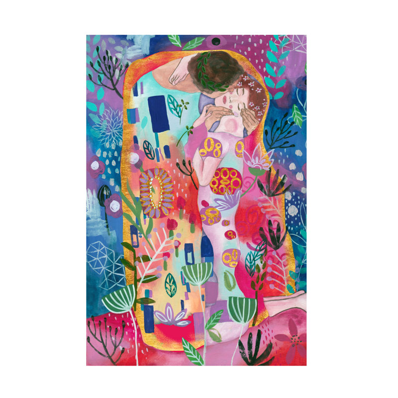 Melissa Wang 'In Dreams II' Colorful Botanical Canvas Art