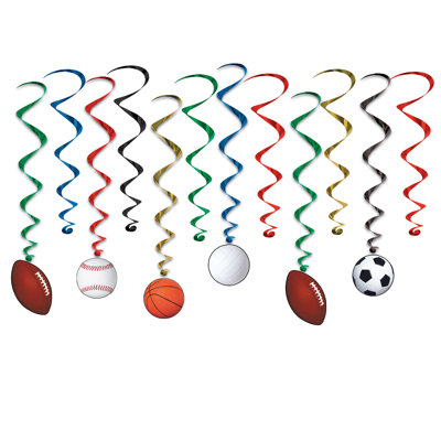 Sports Whirls - 15 "- 30" - paquet de 6