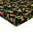 Microfiber Floral Fitted Sheet-89084433-41711801