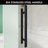 24" W × 72" H Hinged Frameless Shower Door With 5/16"(8mm) Clear Glass-123175367