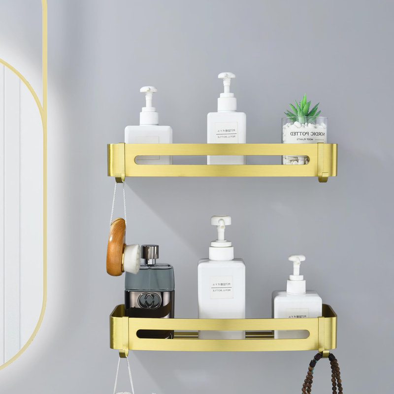 Hallsburg Shower Caddy, Matte Black
