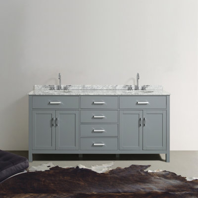 Ensemble de meuble-lavabo double 73 po Bristol