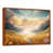 Toile avec cadre flottant brun