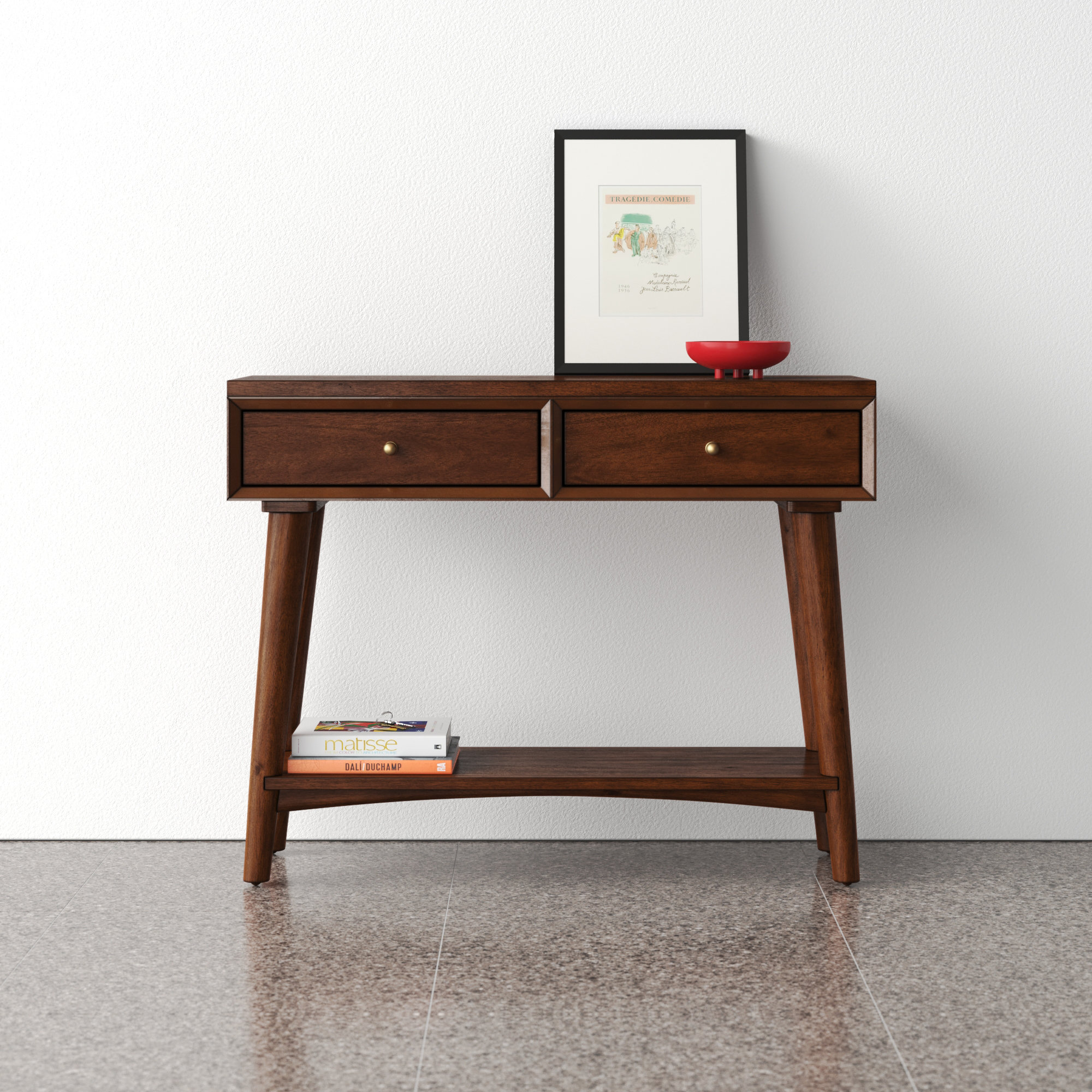 Williams 42" Console Table, Walnut