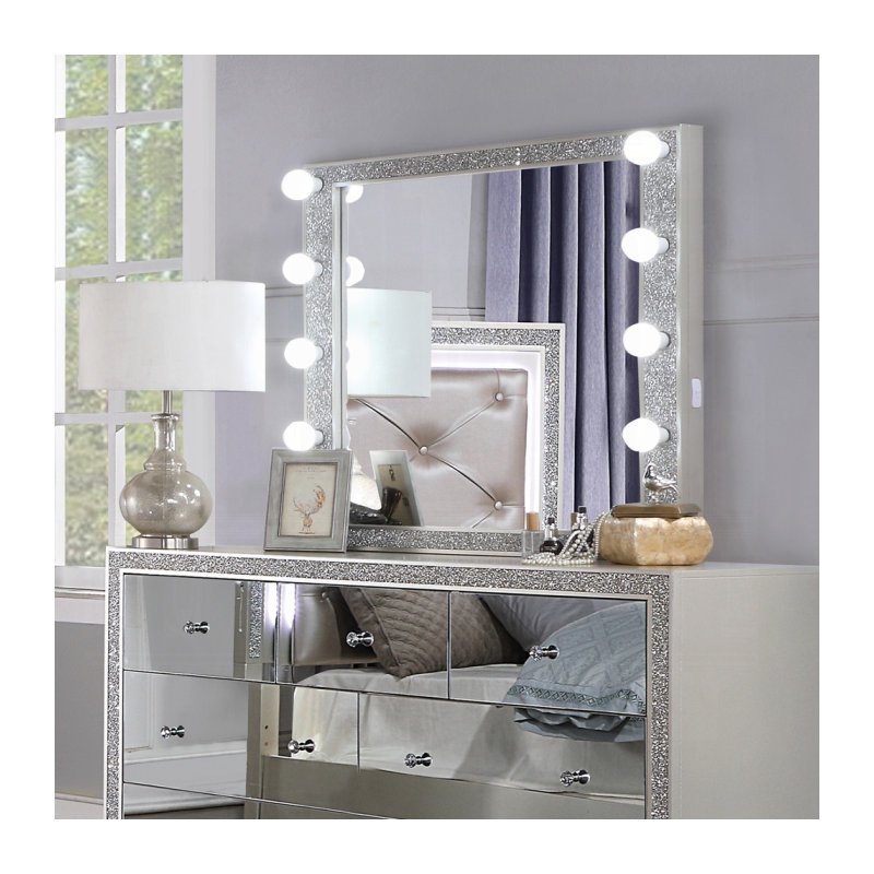 Sliverfluff Mirror W/Light