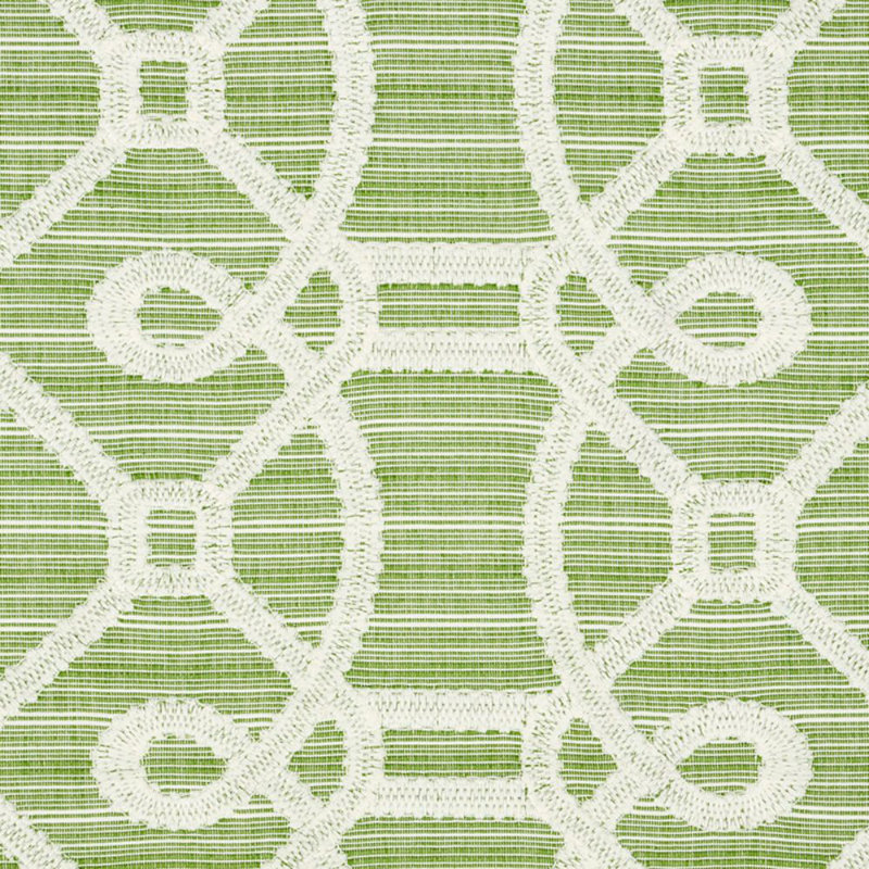 Ziz Embroidery Fabric, Green