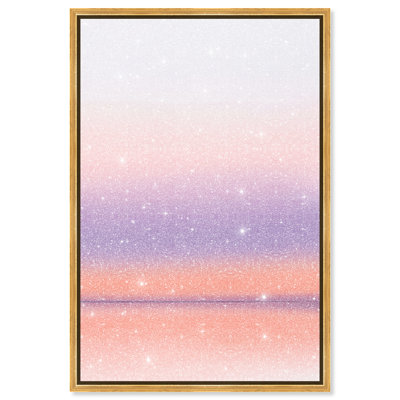 Peach Coastline Print by Oliver Gal