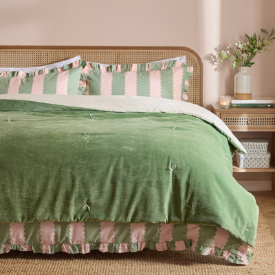 Edie Cotton Solid Colour Bedspread