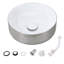 Metro Lane 310mm L x 310mm W Glossy Ceramic Circular Sink-1894544885
