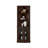 Armoney 65.3" H x 23.8" W 5 Tier Corner Storage Bookcase, Espresso-894938562