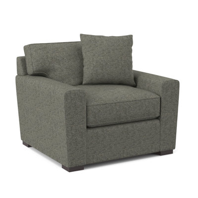 Fauteuil en polyester l 42 po Zinah