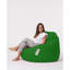 Fauteuil à billes de qualité supérieure, vert uni, 45,3 po x 51,2 po x 15,4 po | 100% polyester imperméable, rembourré avec 100% de mousse de styromousse originale | Système de fermeture à glissière caché, moderne et élégant pour le divertissement en plein air-2120358748