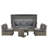 Tateos 6 Seater Rattan Sofa Set