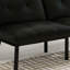 Canapé-lit de futon réglable avec tissu en velours et design convertible-92346320