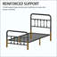 Metal Bed Frame, Bed Frame With Headboard,Structurally Stable, Under Bed Storage,No Box Spring Needed-1450745213