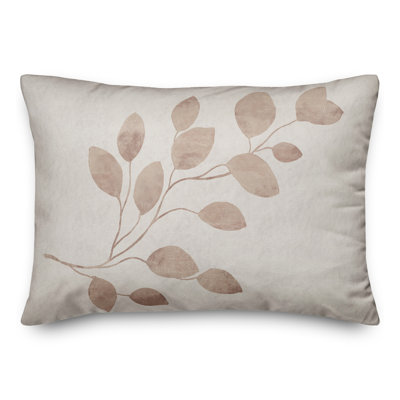 Housse et insert de coussin rectangulaire crème