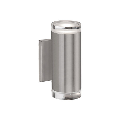 Norfolk 1 - Light LED Armed Sconce, Brushed Nickel, 8.25" H x 4.5" W x 4" D