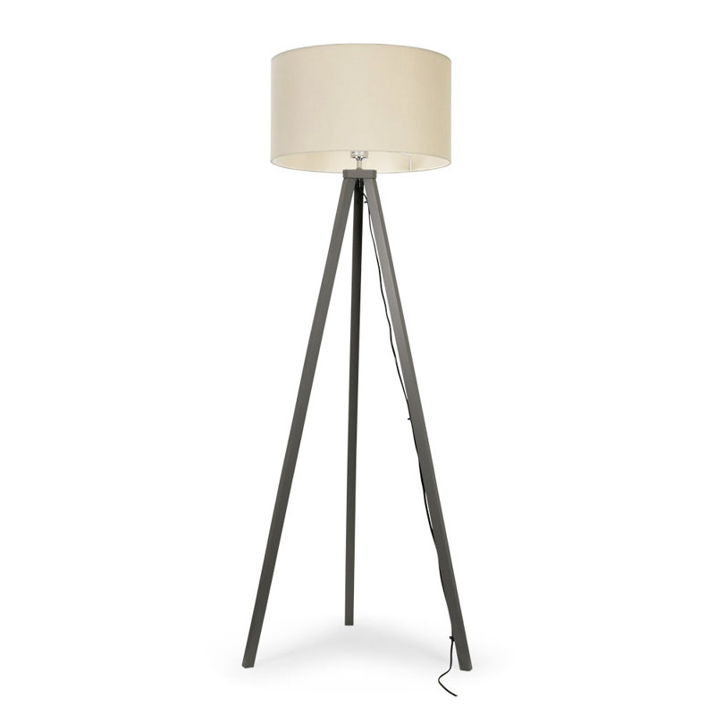 130cm Tripod Floor Lamp, Beige