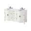 Meuble-lavabo double 66 po blanc antique-1108507116