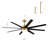 Jamii-Leigh 65/72/84 inch Large Indoor/Covered Outdoor Modern Ceiling Fan with Led Lights and Remote, 6-Speed, Reversible Quiet DC Motor, Timer, 8-ABS-Blade-548189011-548189007-539539265