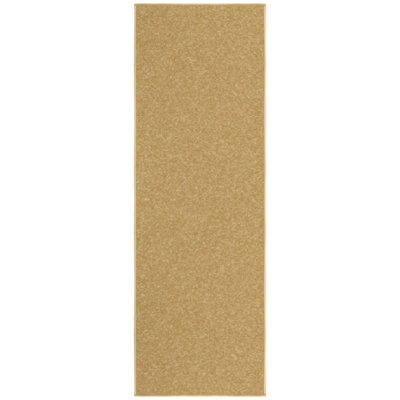 Tapis de couloir beige Emmy