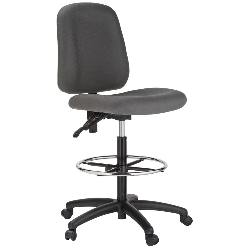 Chaise de dessinateur Balvin, Gris