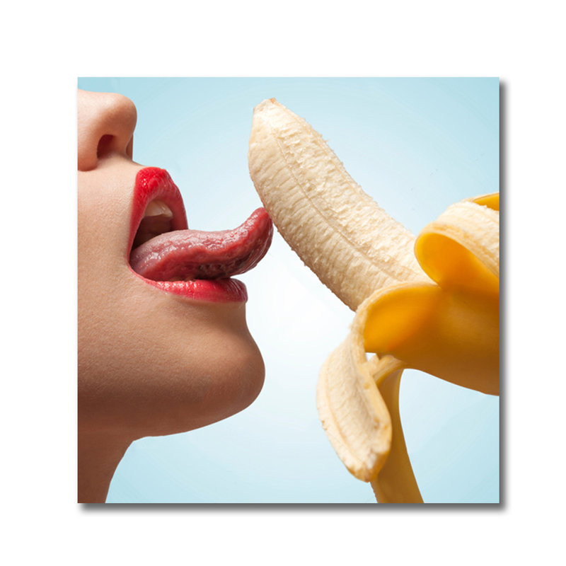 Going Bananas - Photographie sans cadre, H 24 po x l 24 po x P 1,5 po, Acrylique