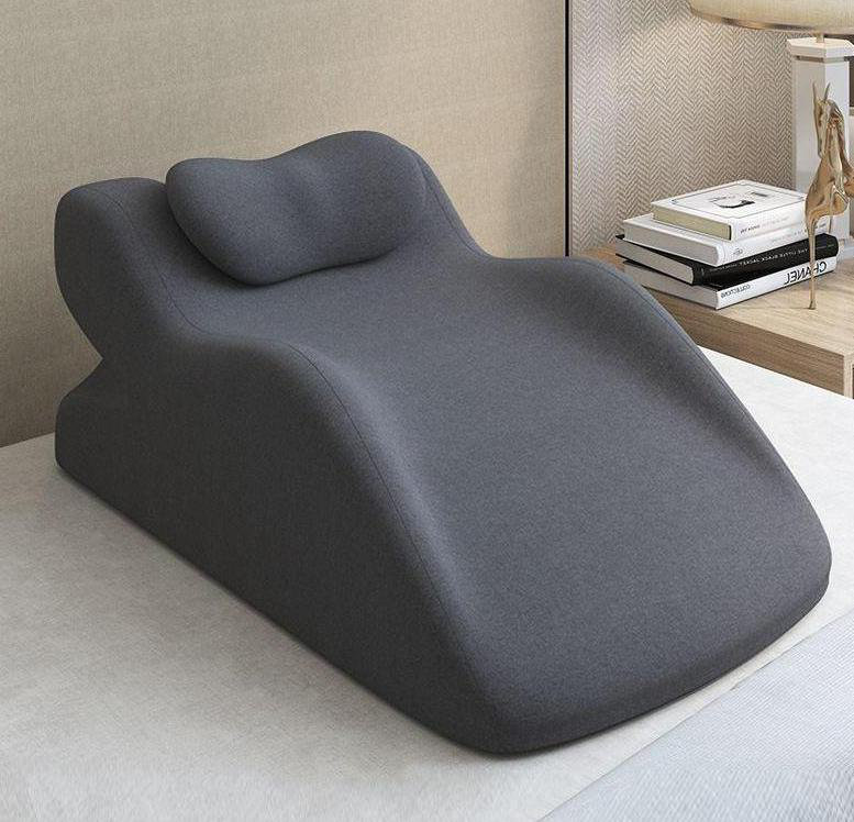 Multi-Functional Ergonomic Bed Pillow - Spinal Posture Support for Sleeping, Reading & Back Comfort in Bed