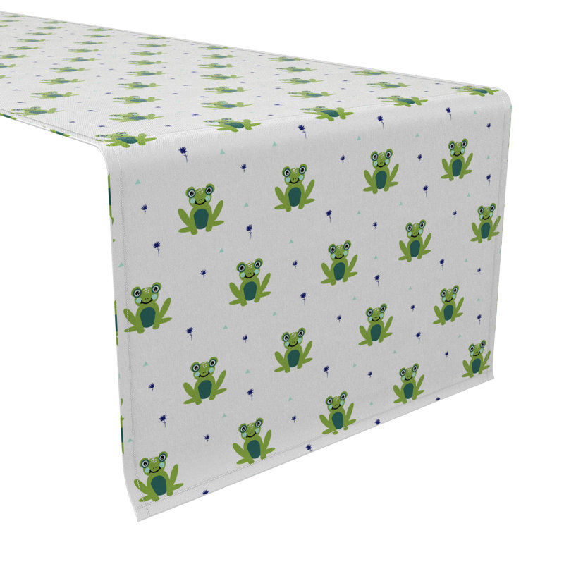 Rectangular Cotton Table Runner, 72" x 16"