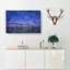 San Francisco Oakland Bay Bridge Painting - Wrapped Canvas-56654414