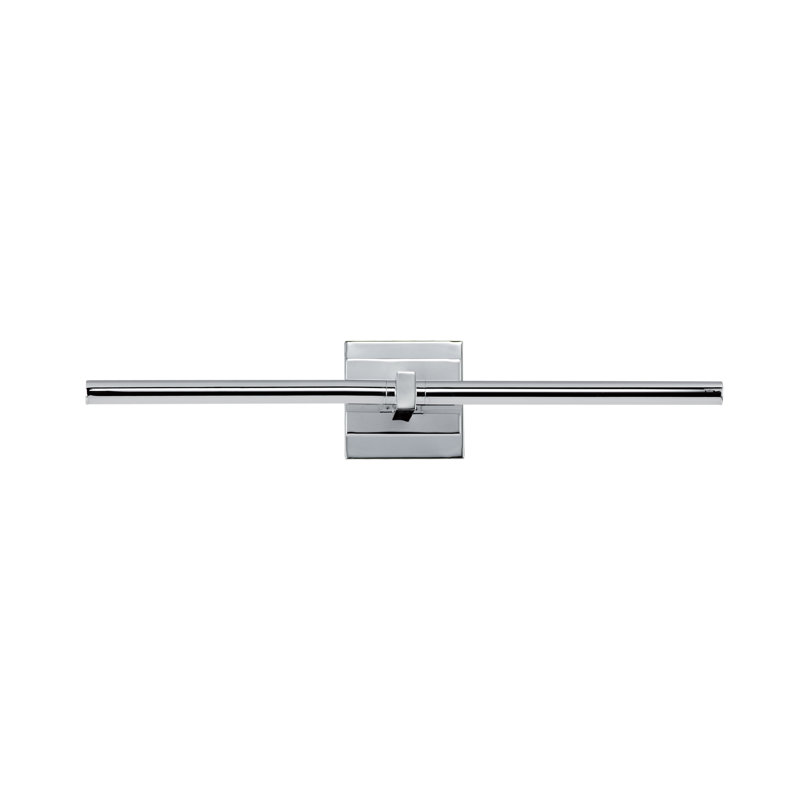 Aluminum LED Armed Sconce, Polished Chrome