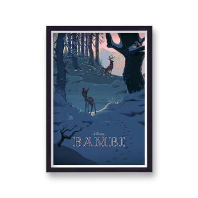 Disney Bambi Reimagined Movie Poster - Single Picture Frame Print