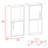 2-Pc Wall-Mounted Bathroom Medicine Cabinet With Open And Closed Storage-460512215